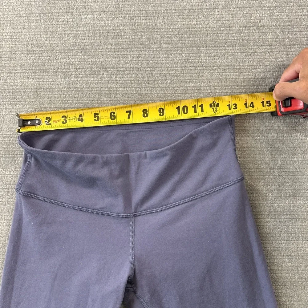 Lululemon Leggings Womens 6 Blue High Waist Gym Skinny Running Stretch Yoga